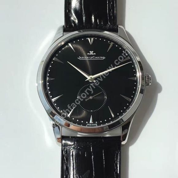 Jaeger LeCoultre Black Leather Strap
