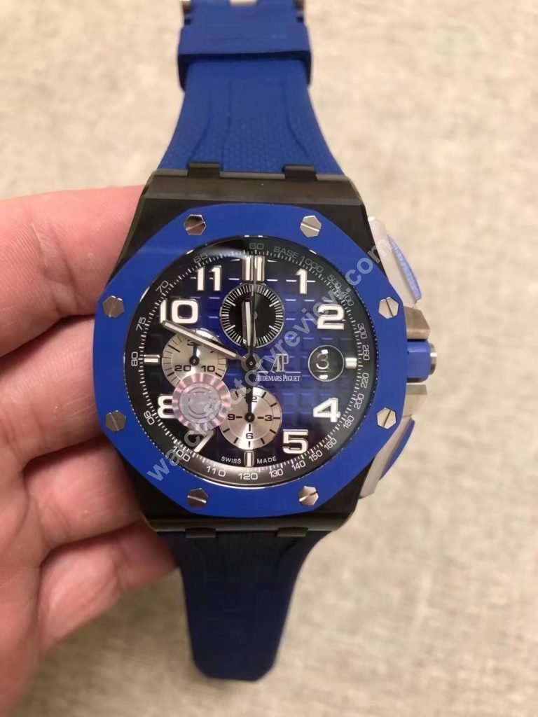Audemars Piguet 26405 Blue Ceramic RS Factory Review