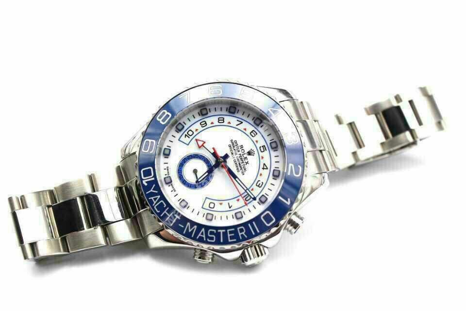 Replica Rolex Yacht-Master II 116680 White Dial