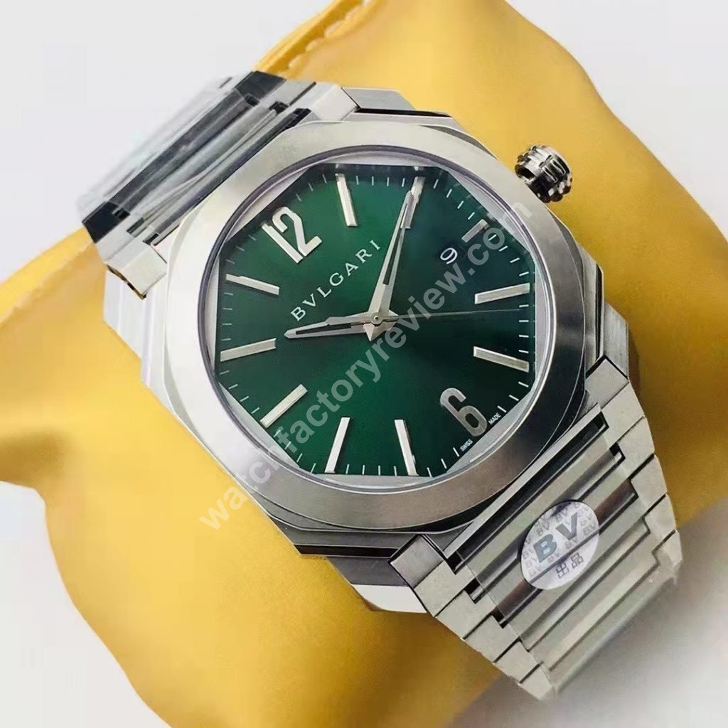 Replica Bvlgari Octo Green