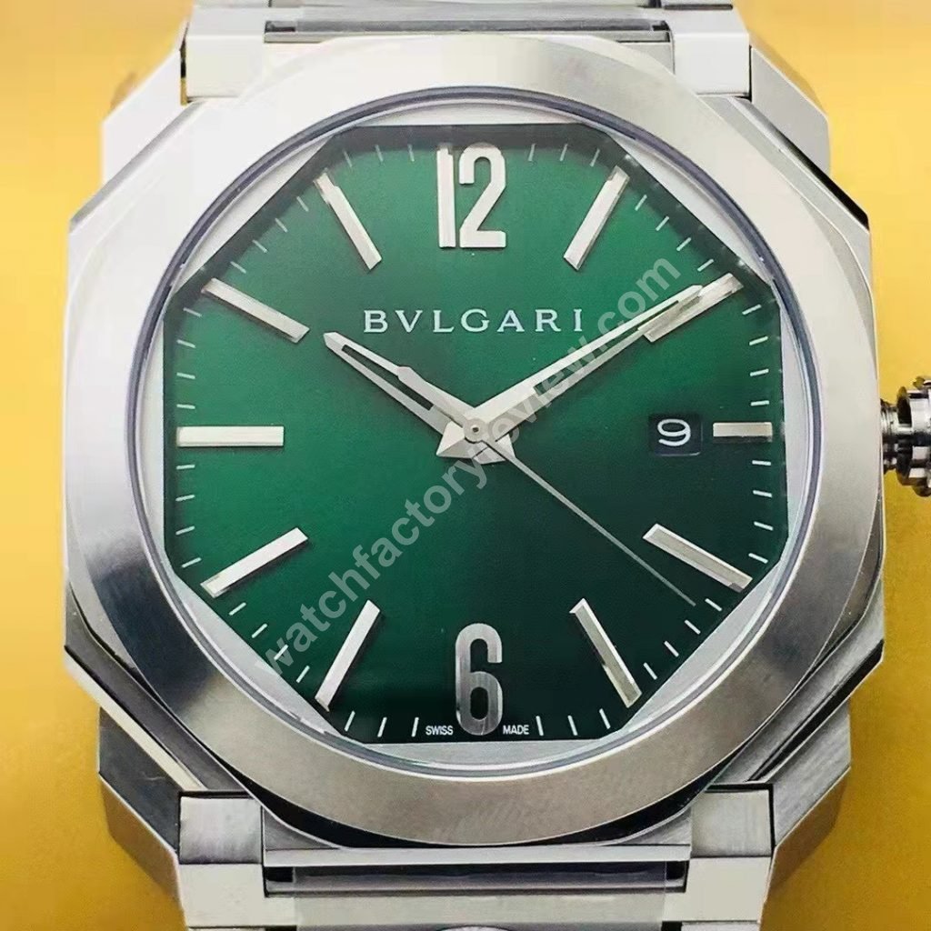Replica Bvlgari Octo Green Dial