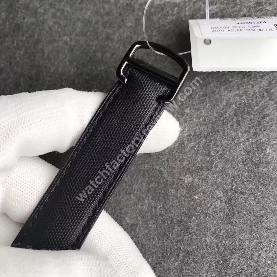 Cartier Ballon Bleu WSBB0015 Black Nylon Strap