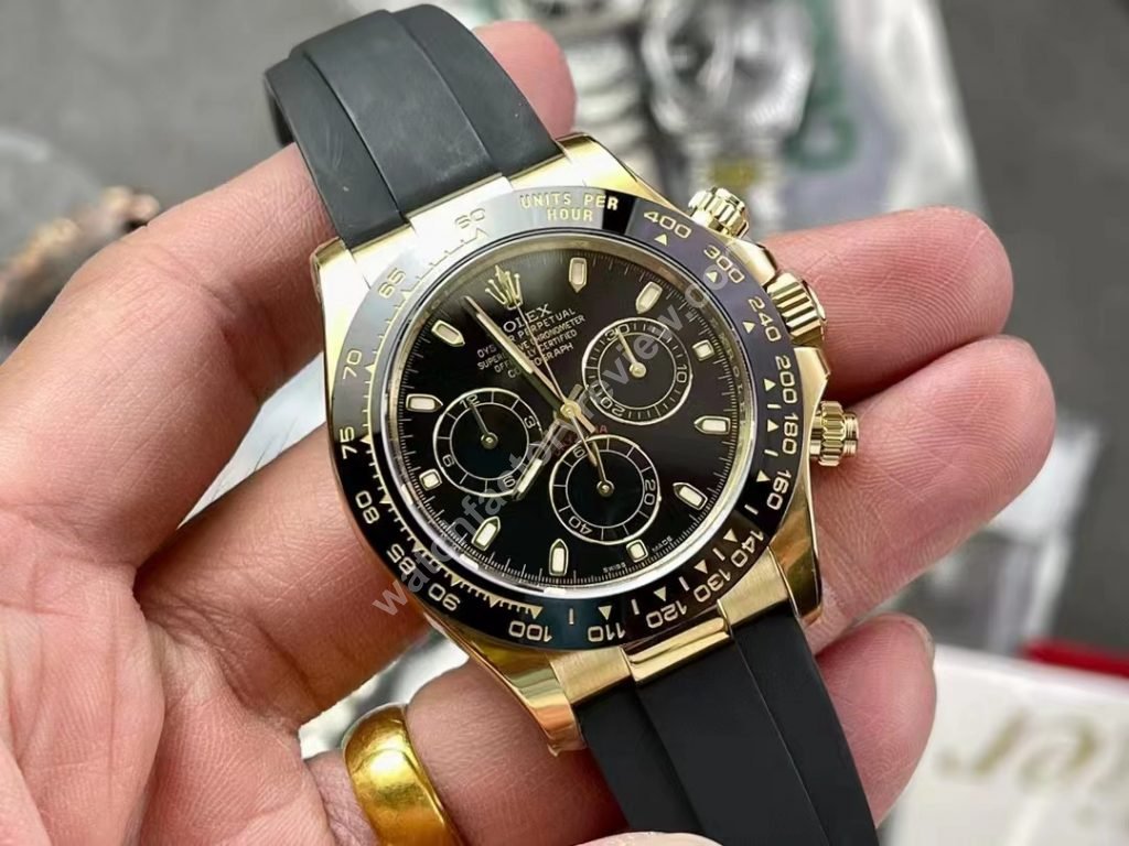 Replica Rolex Daytona Gold Black