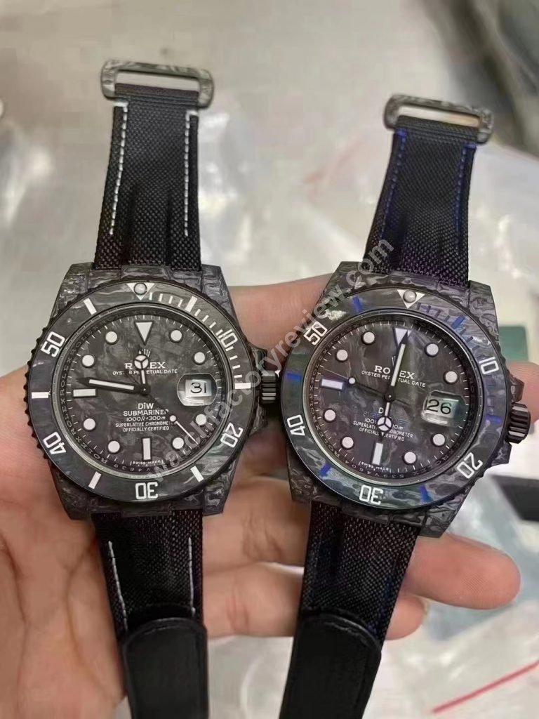 DIW Rolex Submariner VS Factory Forged Carbon Review