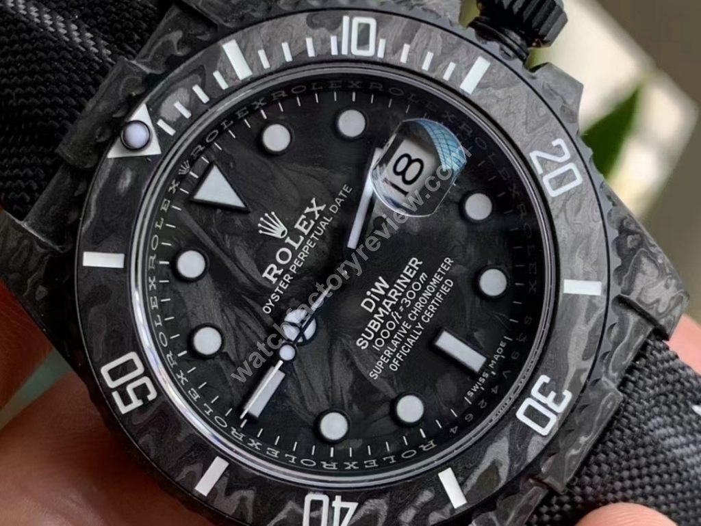 Rolex Submariner Forged Carbon Dial