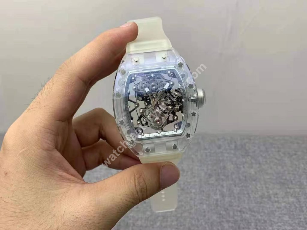 EUR Factory Richard Mille Tourbillon Replica Transparent Watch