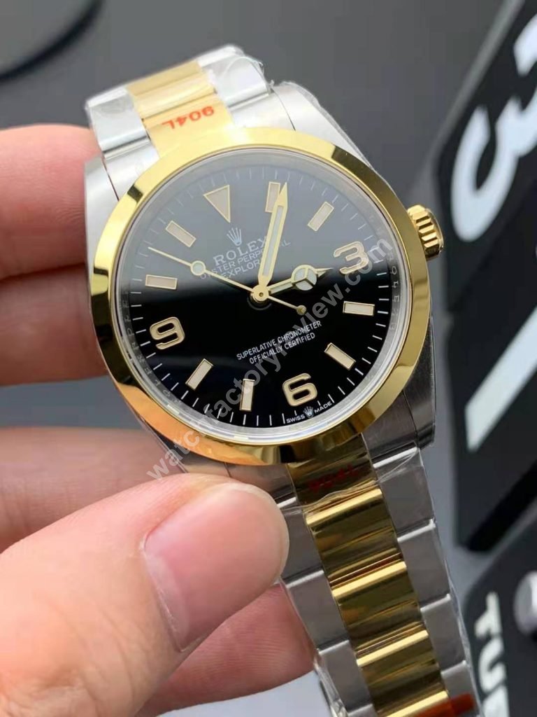 Rolex Explorer I 124273 Two Tone Replica