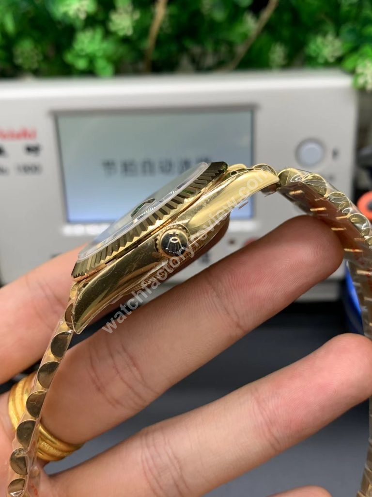 Golden Rolex Day-Date Crown