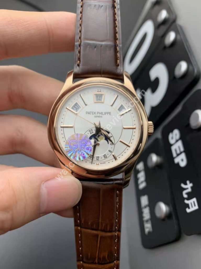 GR Factory Replica Patek 5205R Rose Gold Annual Calendar Watch