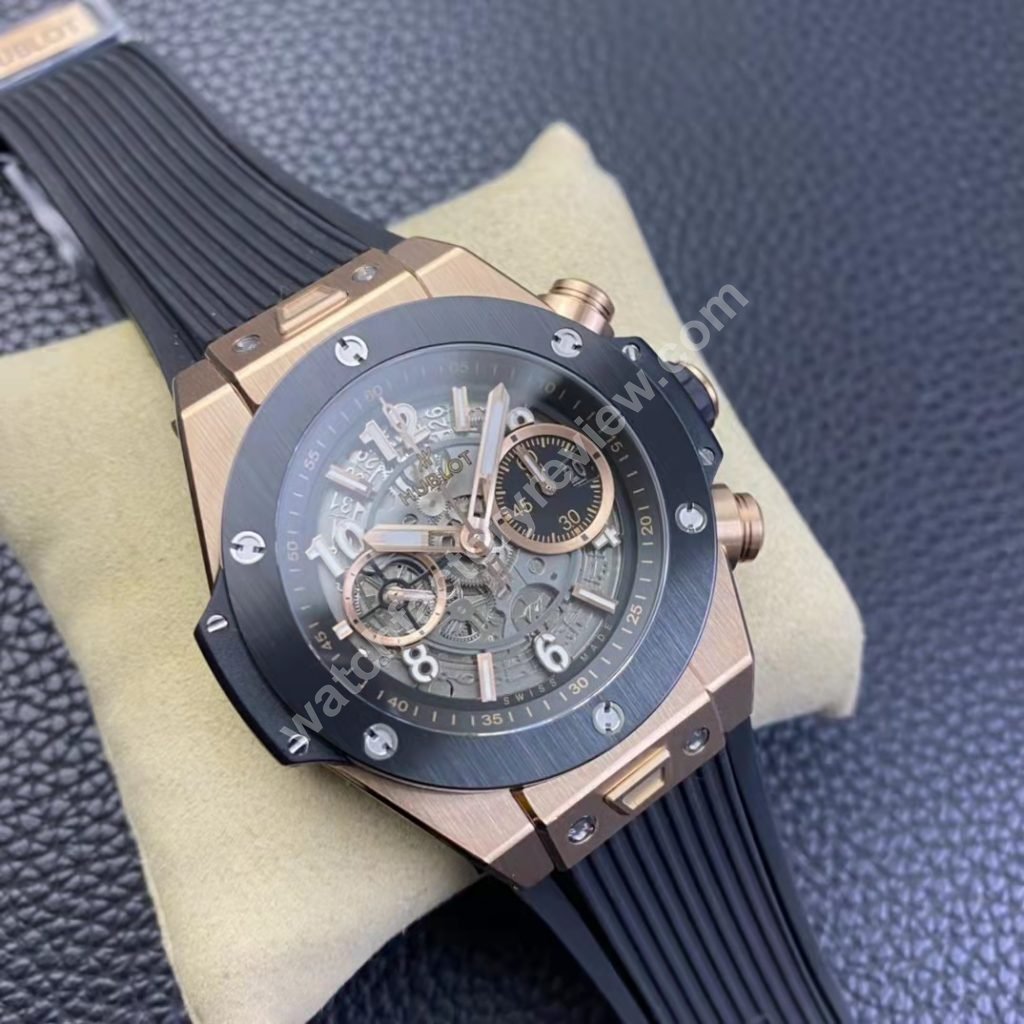 ZF Replica Hublot Unice Rose Gold