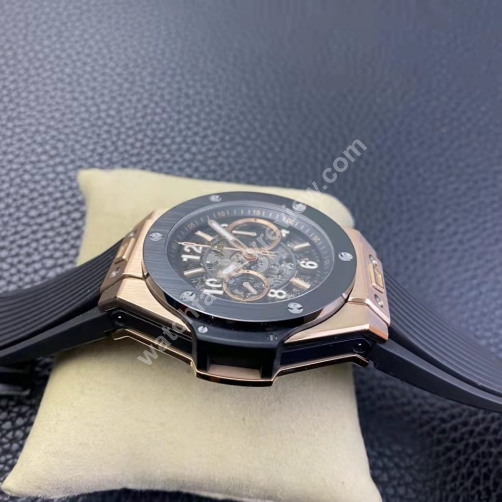 Replica Hublot Unice Rose Gold Case