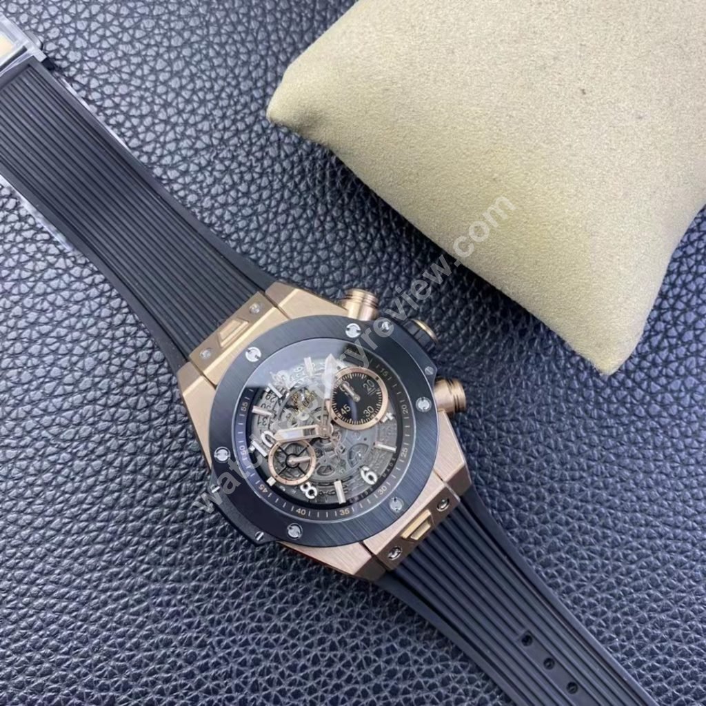 Replica Hublot Unice Black Ceramic Bezel