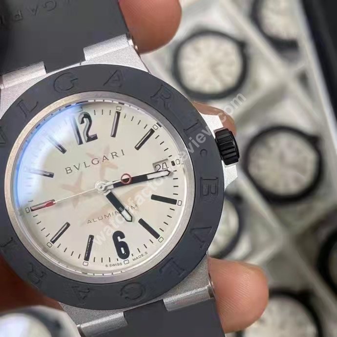 Bvlgari Aluminium Steve Aoki White Dial
