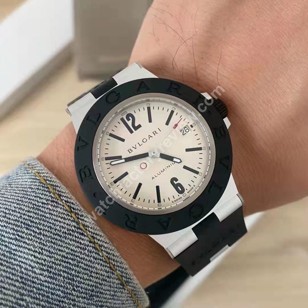 Bvlgari Aluminium Steve Aoki Wrist Shot