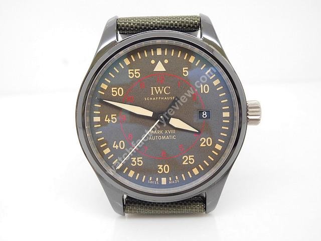 IWC Mark XVIII Ceramic Replica by MK Factory: Green Nylon Strap