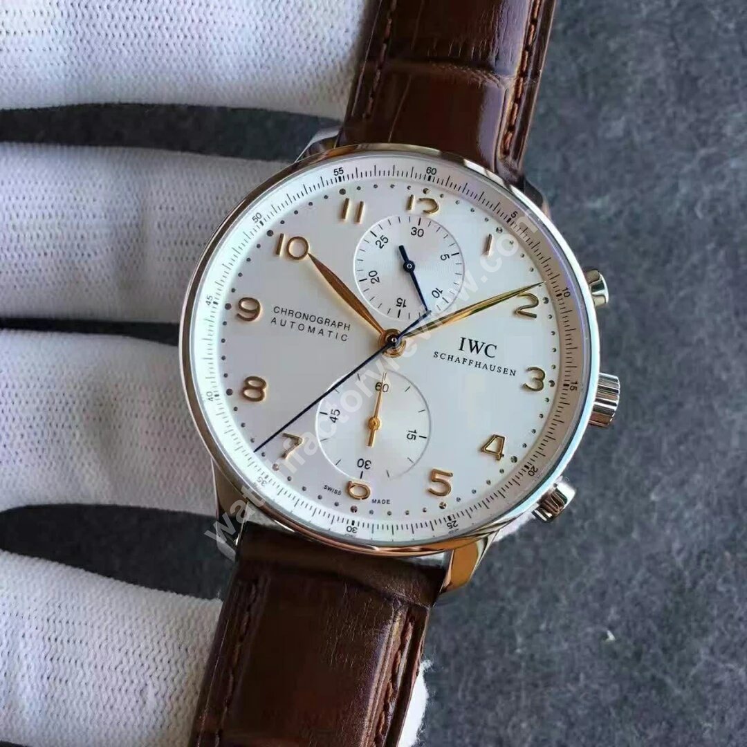 Replica IWC Portuguese IW371445 White Dial