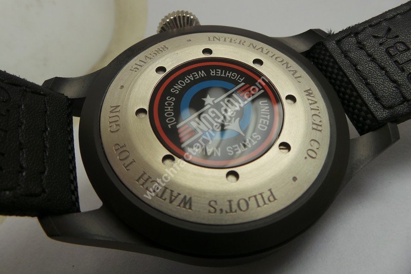 IWC Top Gun Case Back