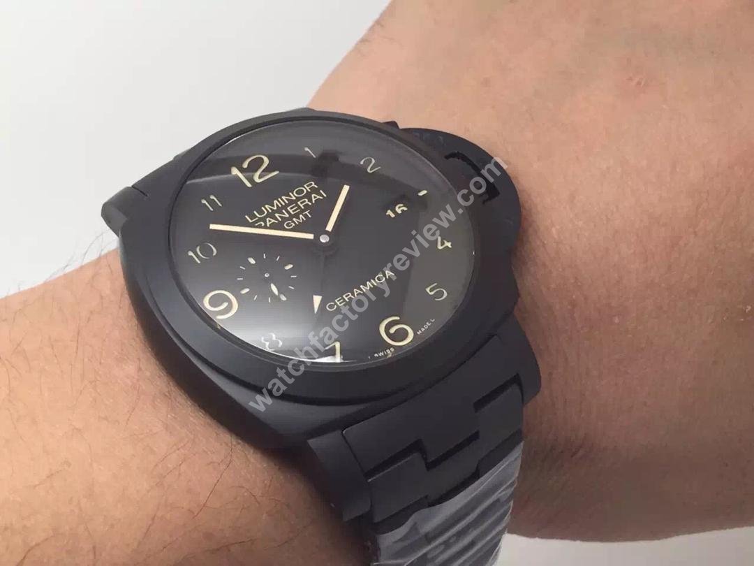KW Factory Panerai Luminor GMT Ceramica PAM 438 Replica Review