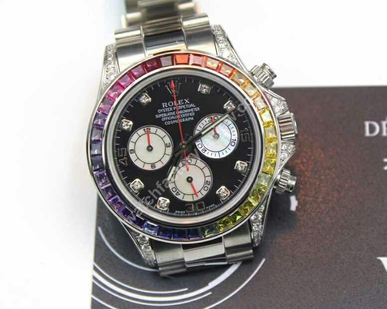 Noob Factory Replica Rolex Daytona 116599 Rainbow Diamond Review