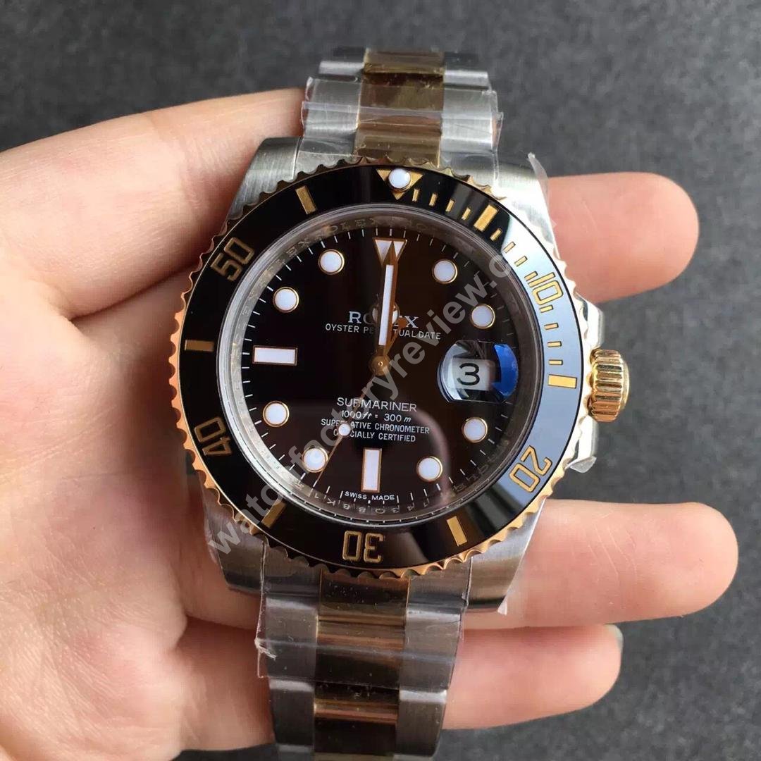 Noob Replica Rolex Submariner 116613LN Two-Tone Gold Review