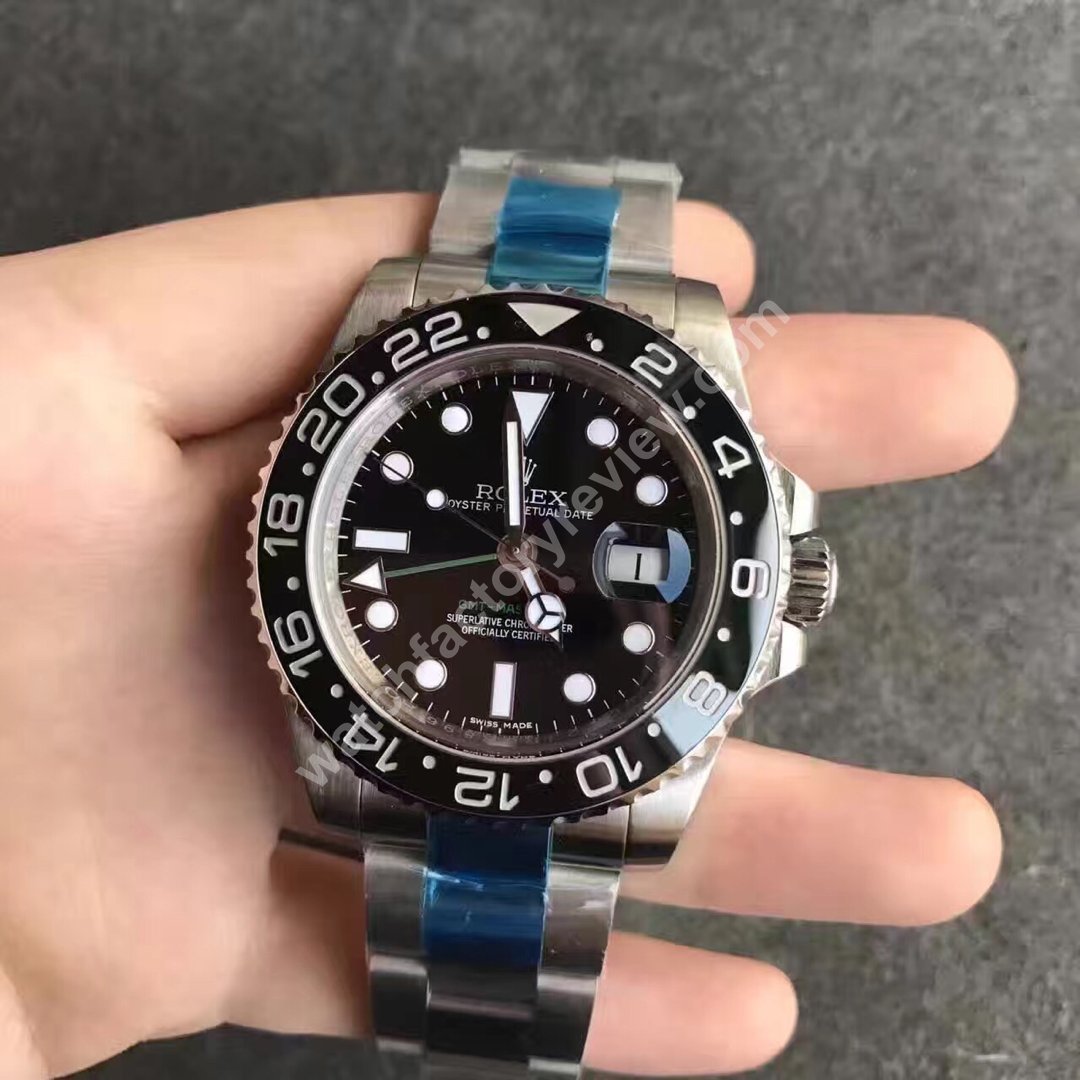 Noob V7 Replica Rolex GMT Master II 116710LN Black Ceramic Review