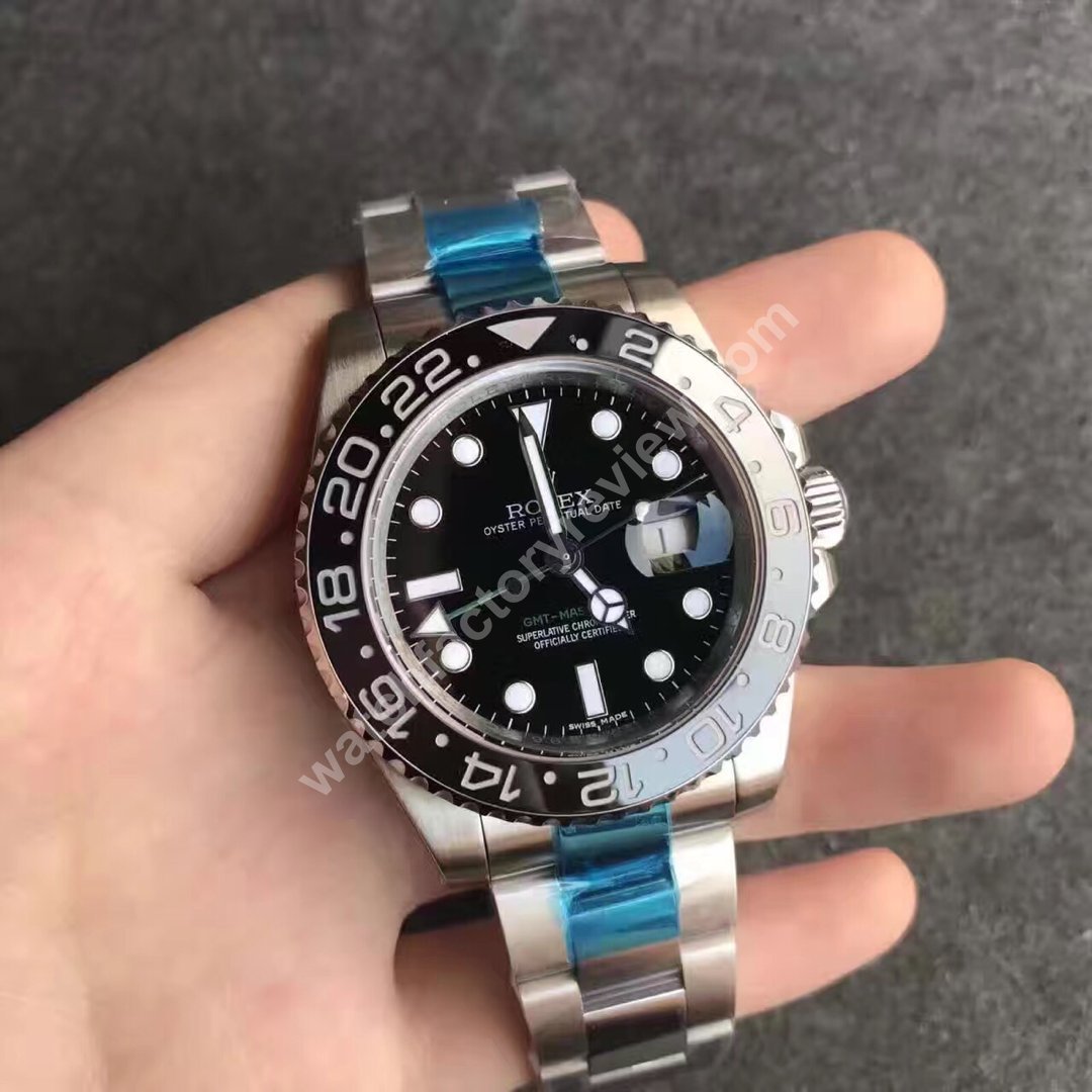 Replica Rolex GMT Master II 116710LN Black Bezel