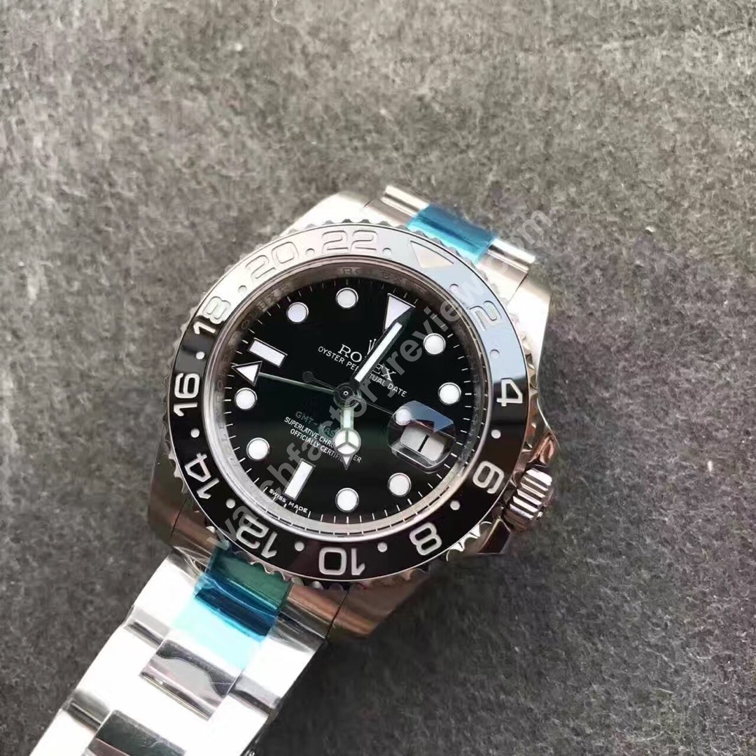 Replica Rolex GMT Master II Black Dial