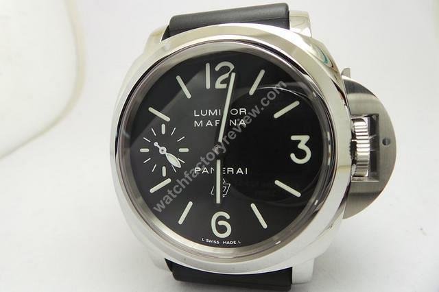 Panerai Luminor Marina Logo PAM 005 Replica with ETA 6497 Review