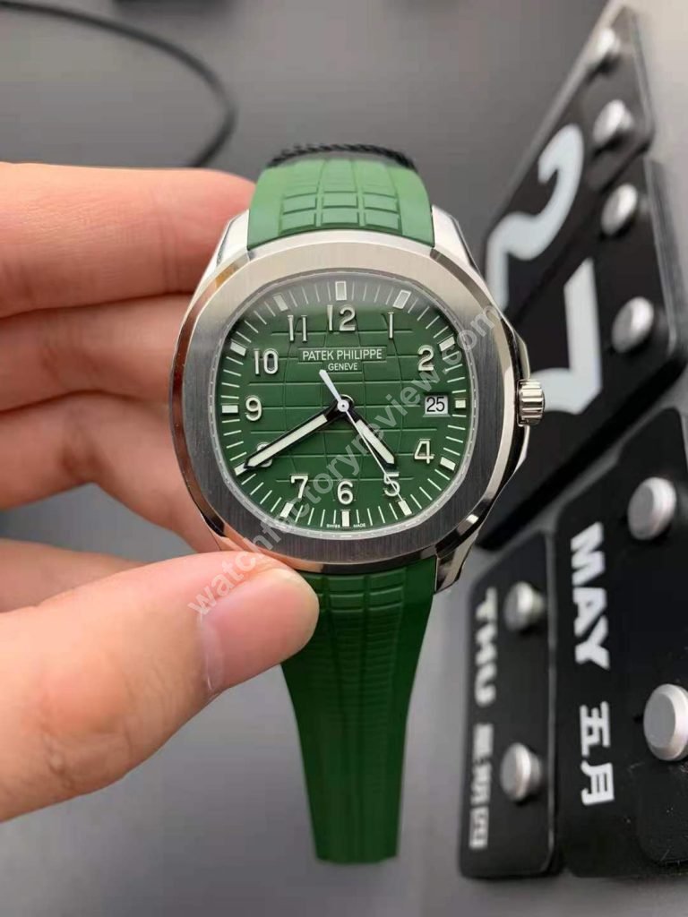 Replica Patek Philippe Aquanaut 5168 Green by Z Factory: 324 Movement