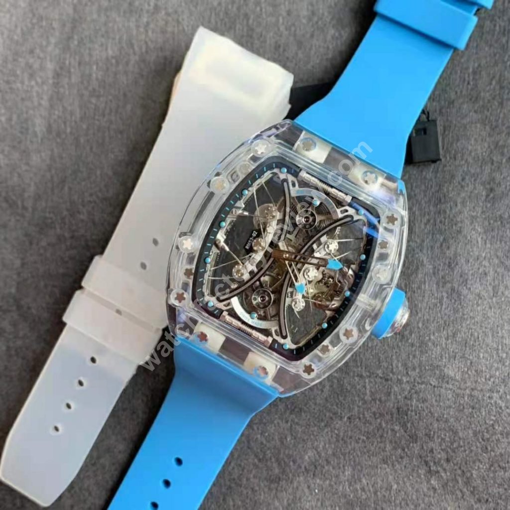 Replica Richard Mille RM 053-02 with Transparent Rubber Strap