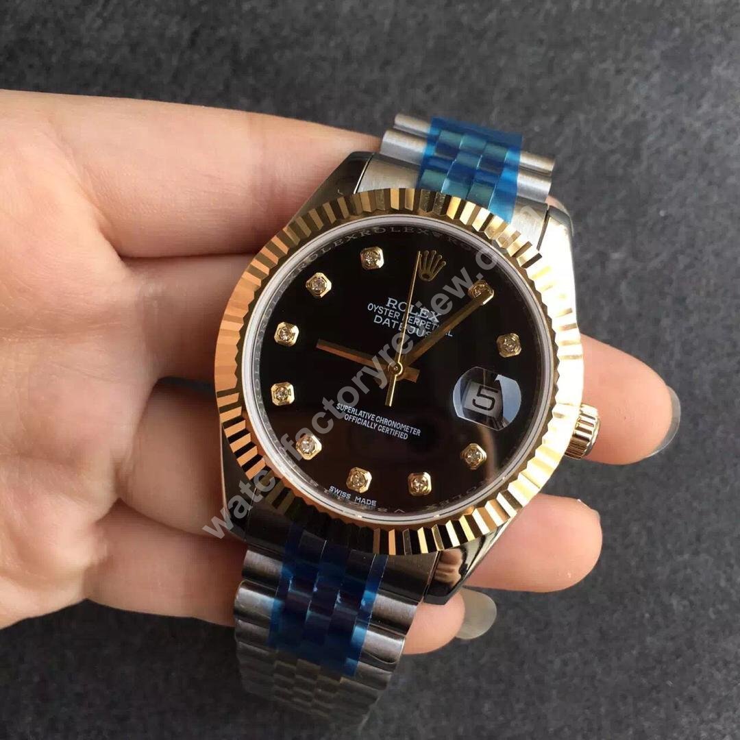 Replica Rolex 41mm Two Tone Watch