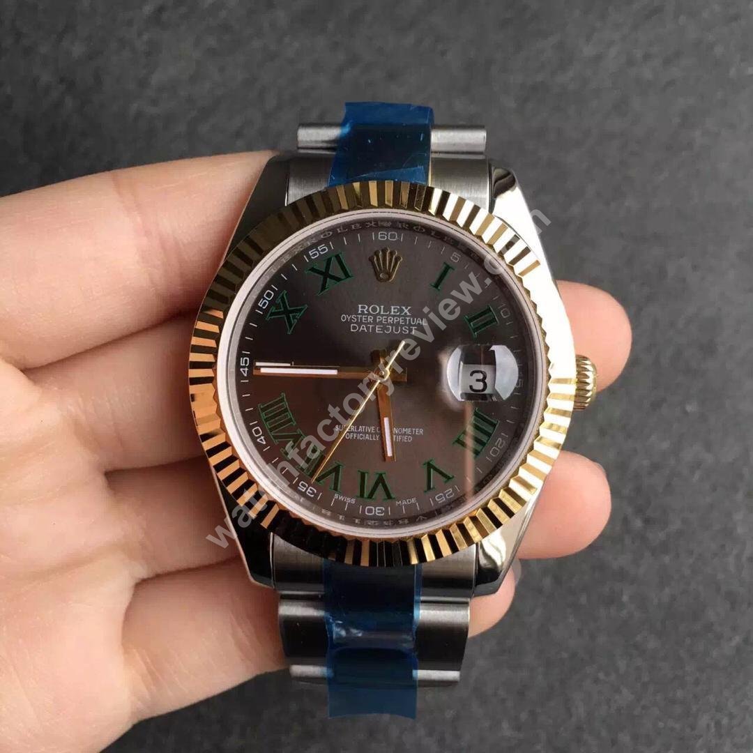 Rolex Datejust II 116333 41mm Green Roman Replica Review