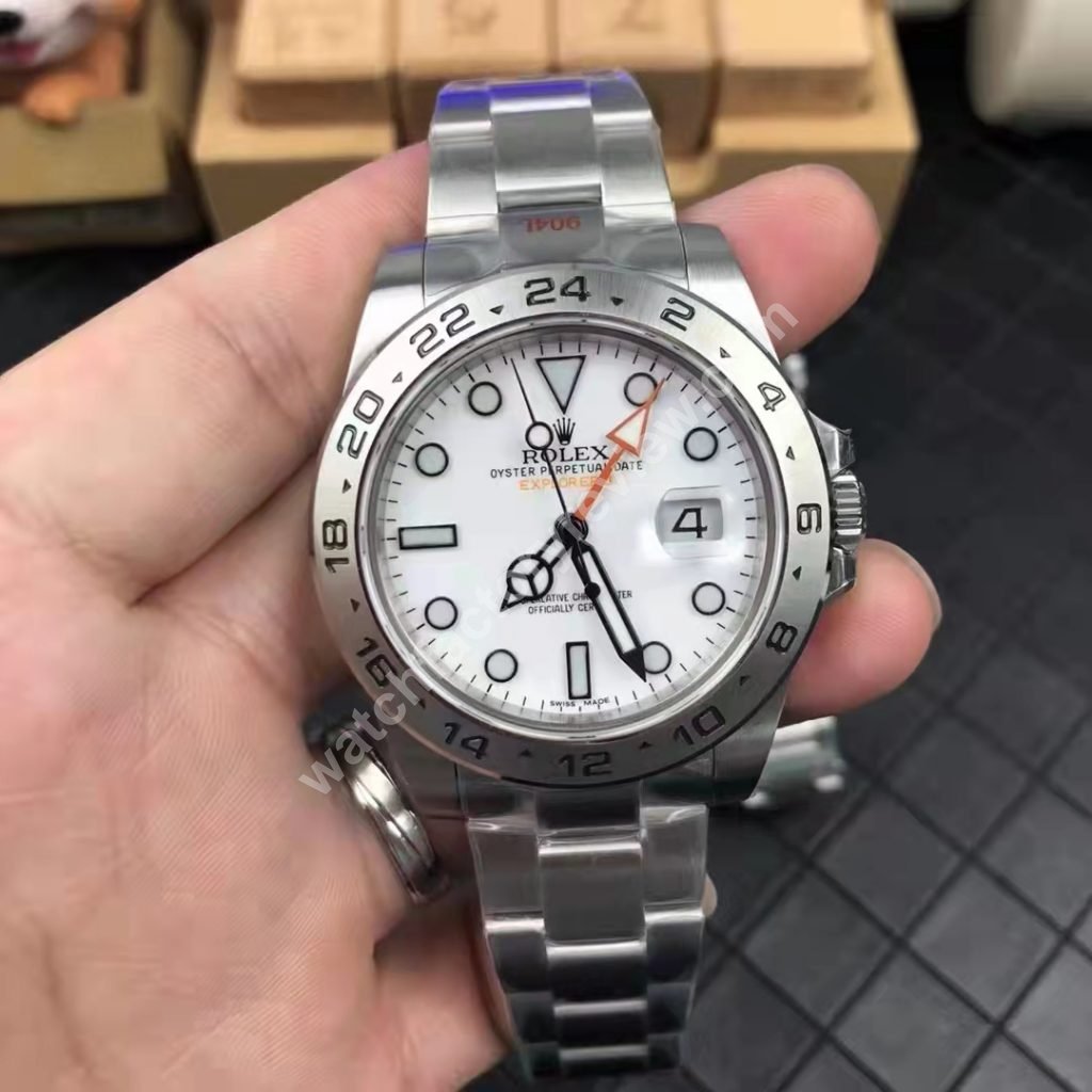 Replica Rolex Explorer II 216570 White