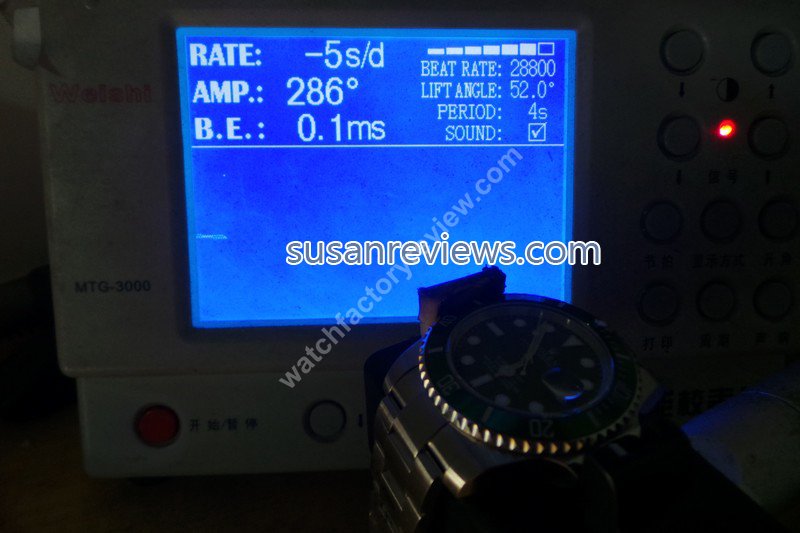 Rolex Submariner 116610LV Movement Test