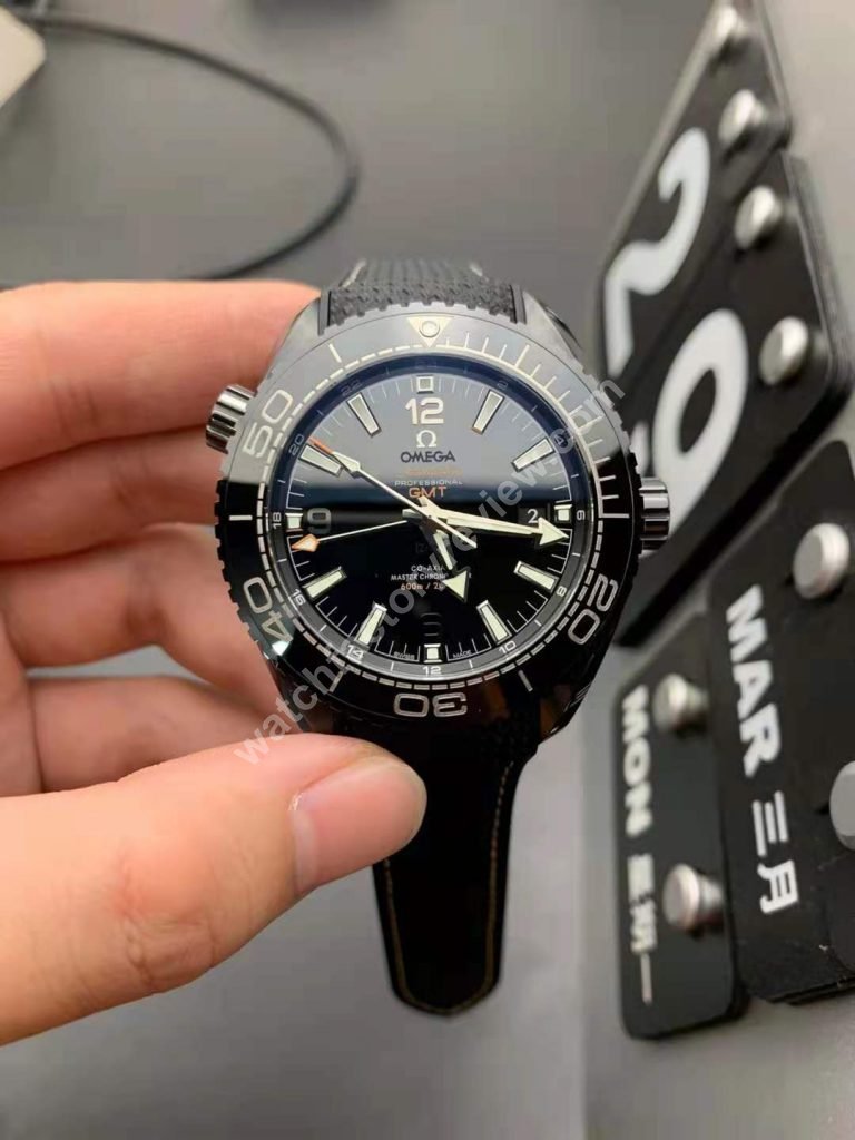 Replica Omega Planet Ocean Deep Black Watch