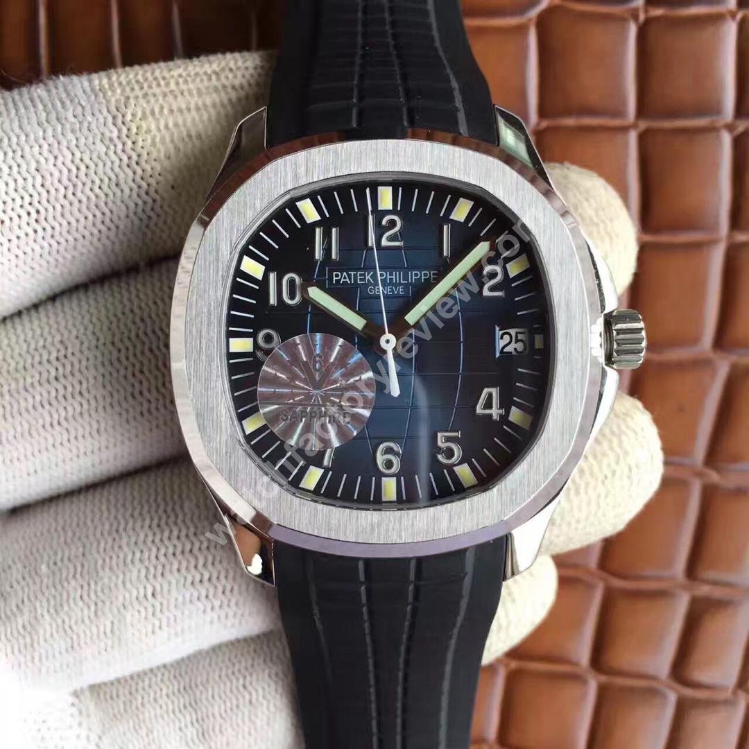 V6 Factory Patek Philippe Aquanaut 5167 Blue Dial Replica Review