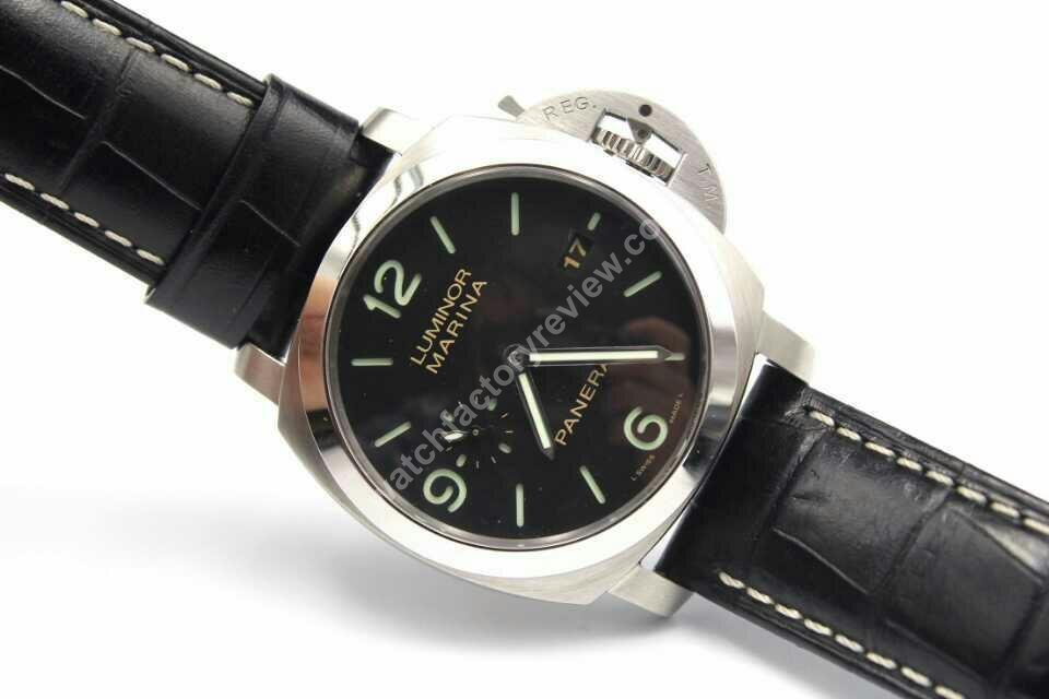 PAM 312 with Black Leather Strap