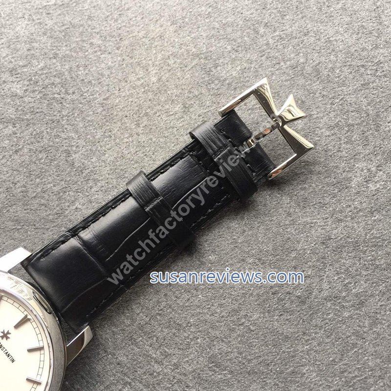 Vacheron Constantin TRADITION NELLE Tourbillon Black Leather Strap