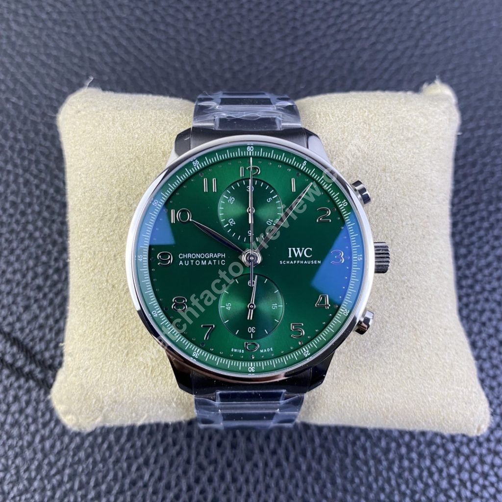 Z Factory IWC Portuguese Chrono IW3716 Green Dial Review