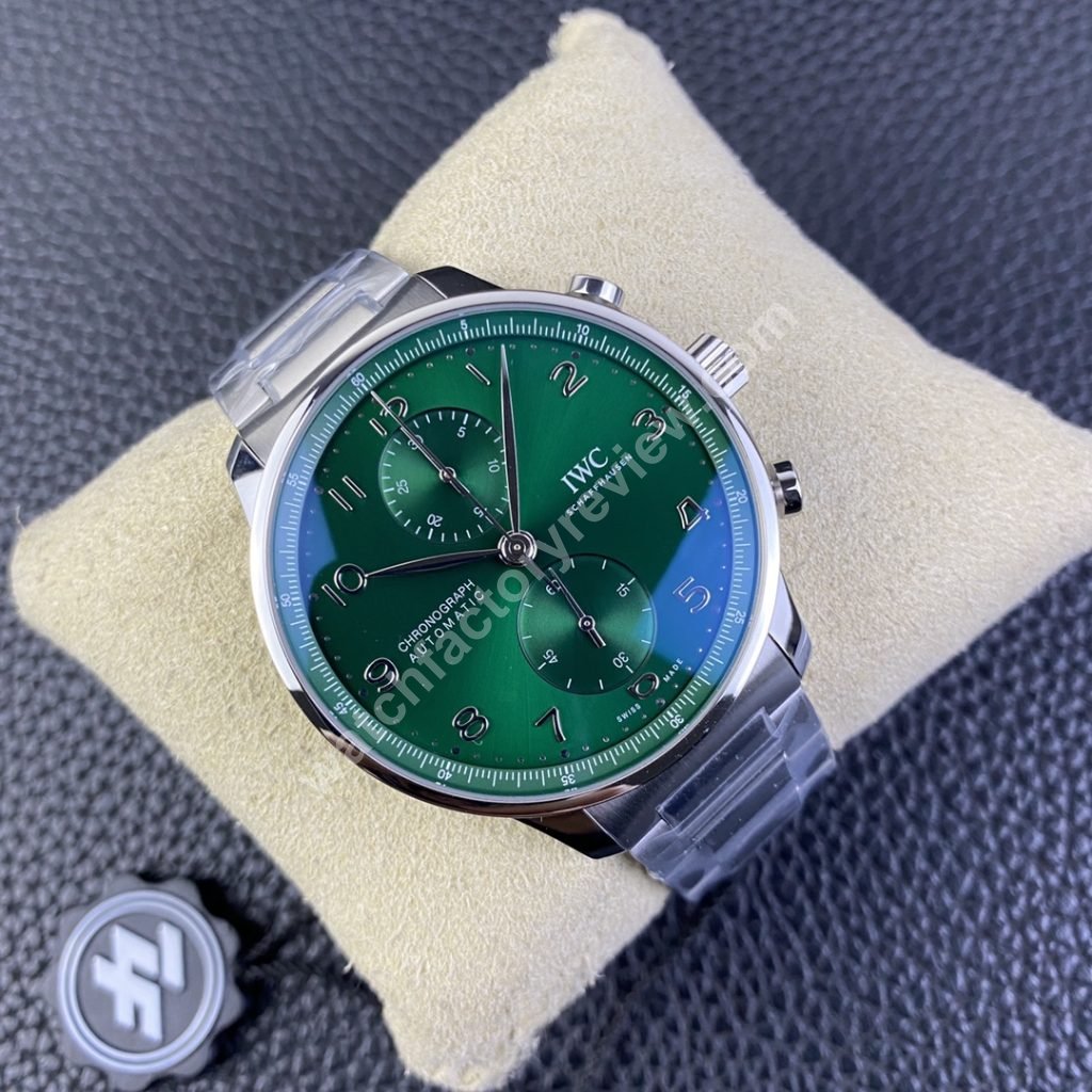 Replica IWC Portuguese Chrono Green Dial