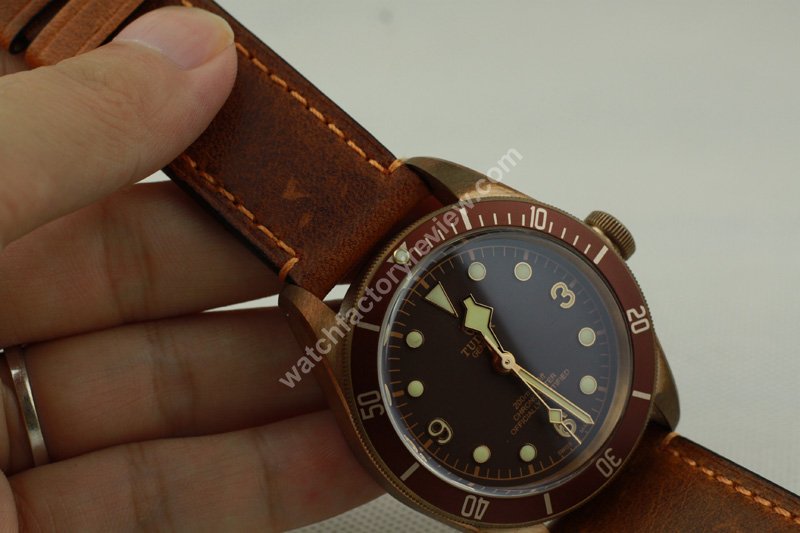 Tudor Brown Leather Strap