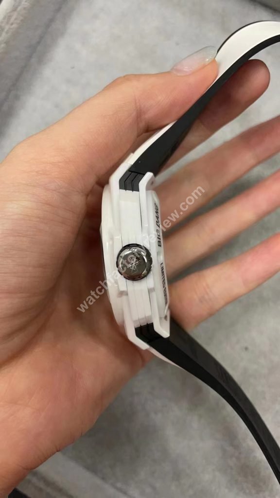 Hublot Sang Bleu White Ceramic Crown