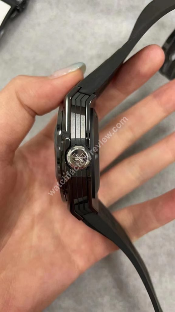 Hublot Sang Bleu Black Ceramic Crown